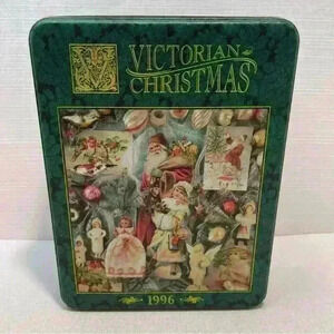 Hallmark 1996 New 500 Piece Puzzle-in-a-Tin Victorian Christmas